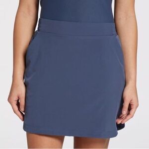 CALIA XS Dark Blue 16” Birdie 4-way Stretch Wicking Wrinkle Resistant Golf Skort